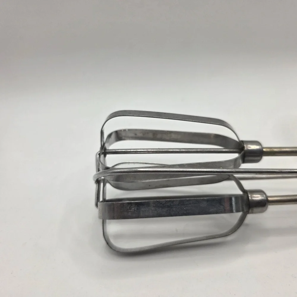 Vintage Ekco Best Hand Crank Egg Beater Stainless Steel Manual Rotary Mixer MCM
